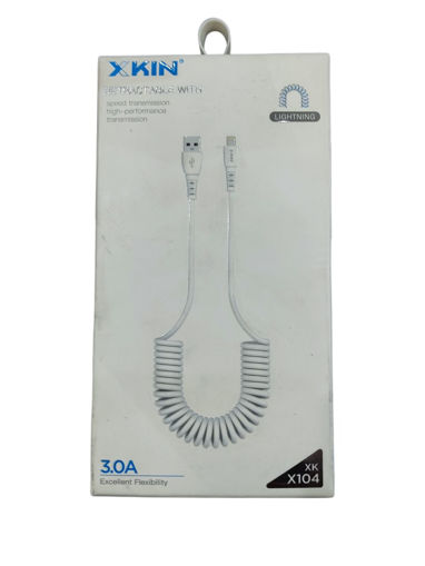 کابل شارژر ایکس کین فنری میکرو (xkin) micro مدل XK X104
