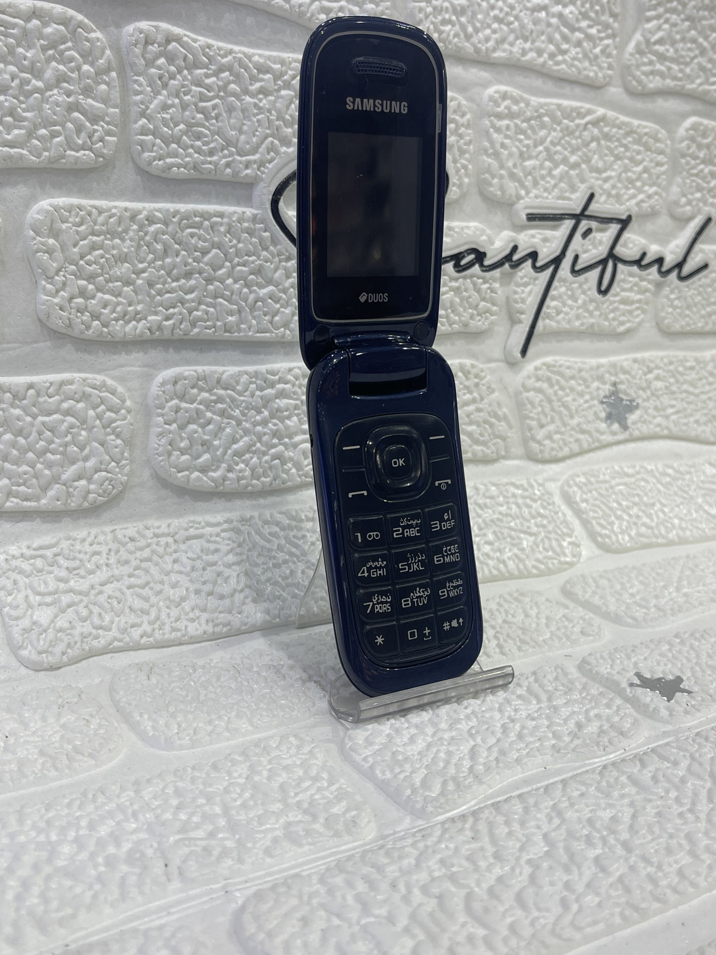 گوشی موبایل سامسونگ Samsung GT-E1272 (سفید و سرمه‌ای)