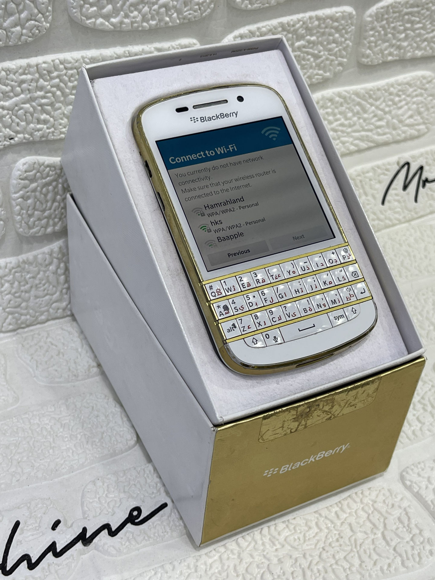 گوشی موبایل بلک بری BlackBery Q10 Gold ( اصلی )
